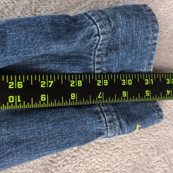 Sigrid Olsen Womens Denim Jean Jacket 12 Embroidered Vintage Button Front Blue - Picture 6 of 14